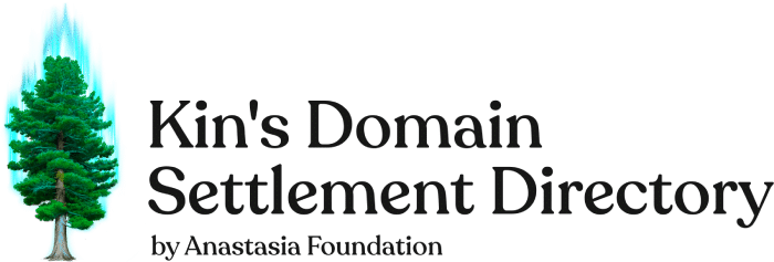 International Kin's Domain Directory by Anastasia Foundation logo